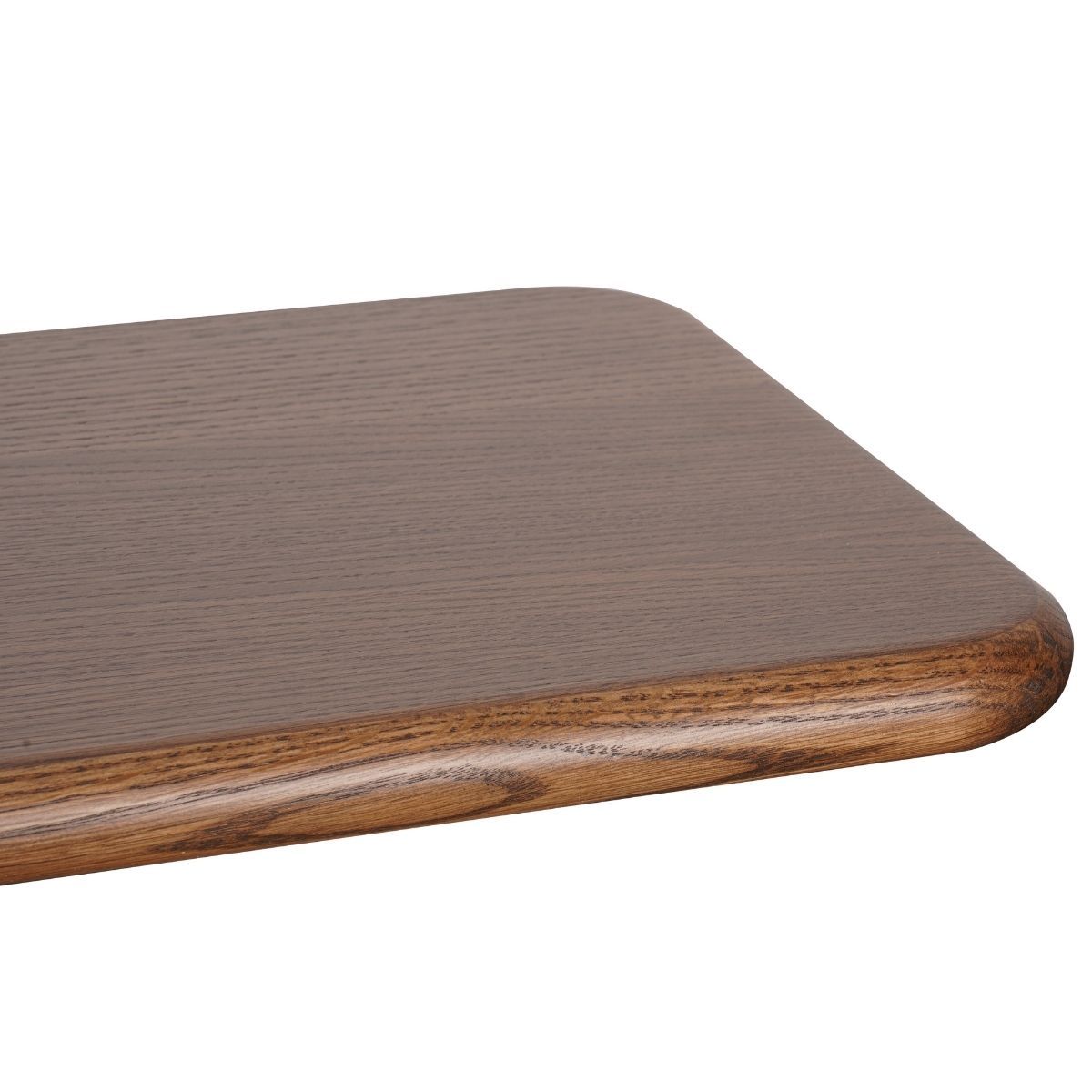 Tudor 160x100cm Oak Shelving Unit - 2 Tier Walnut
