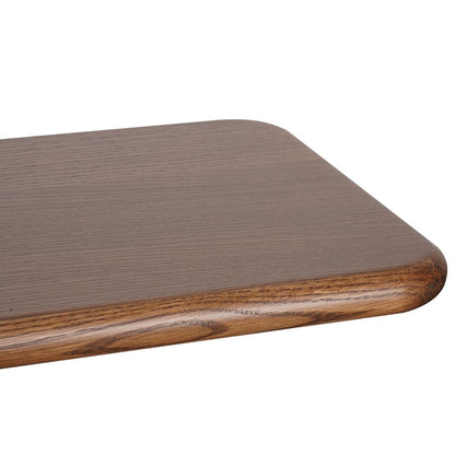 Tudor 160x100cm Oak Shelving Unit - 2 Tier Walnut