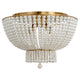 Meadow Lane Beaded Flush Mount