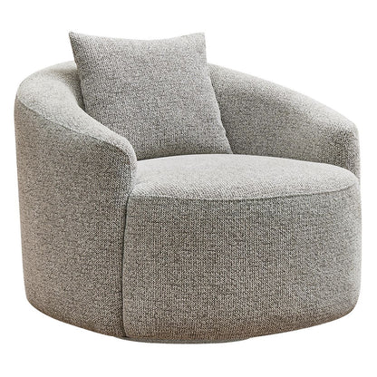 Kira Swivel Arm Chair - Speckle Brown