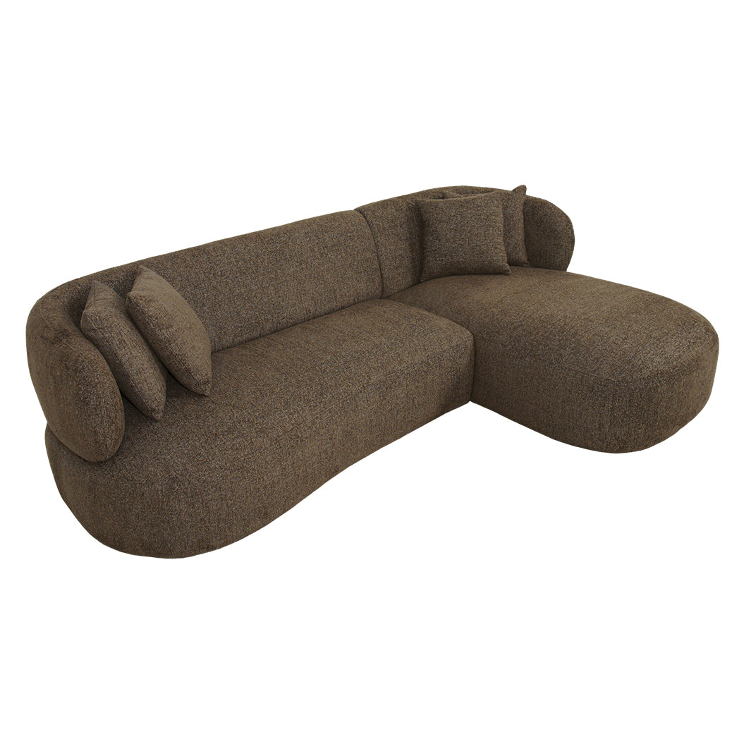 Greenwich Modular 3 Seater Sofa w Right Chaise - Espresso