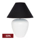 Picasso Table Lamp - White w Black Shade