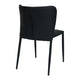 Foley Dining Chair Set of 2 - Black with Fabric Legs