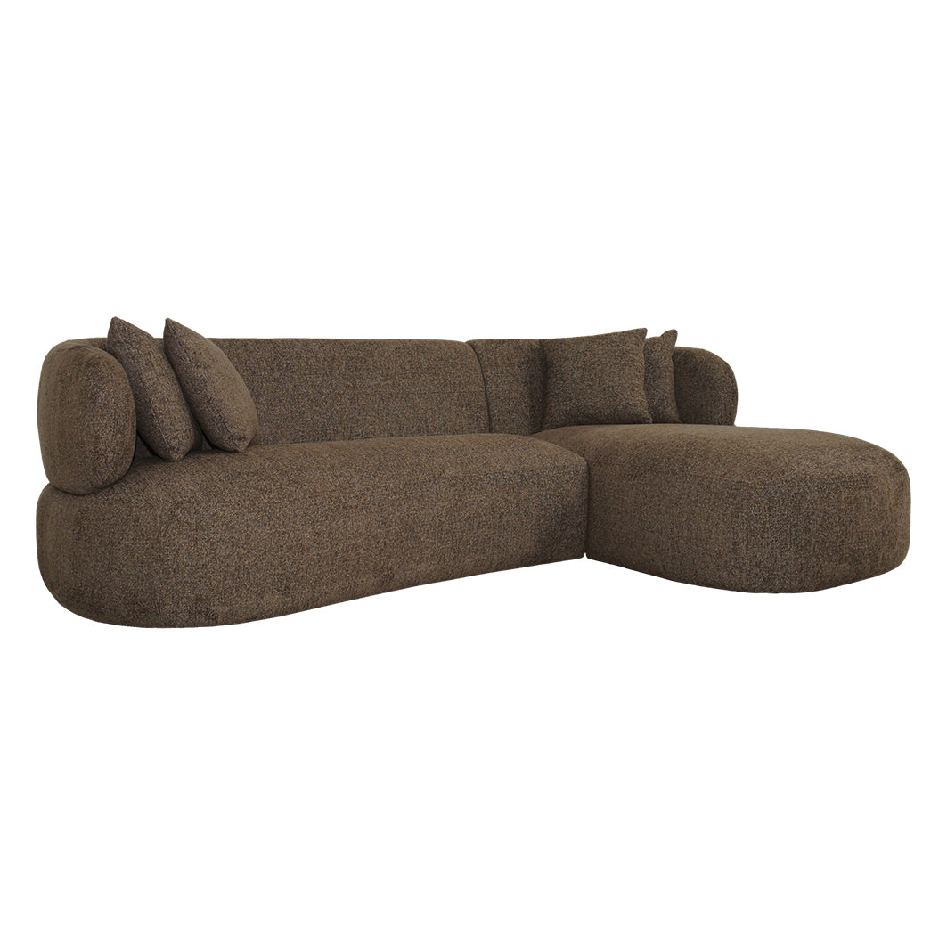 Greenwich Modular 3 Seater Sofa w Right Chaise - Espresso