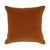 Sass Square Feather Cushion - Caramel Velvet w Natural Linen