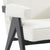 Ambrose Arm Chair - White Boucle