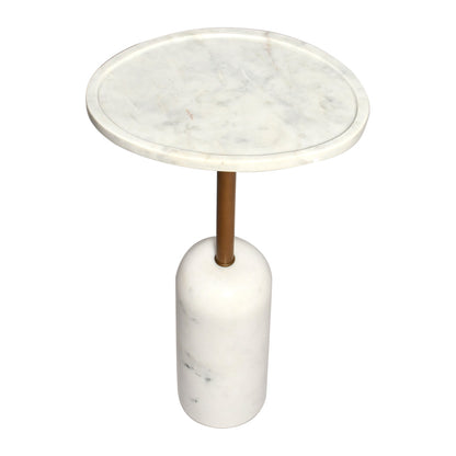 Solada Marble Cocktail Table - Large White
