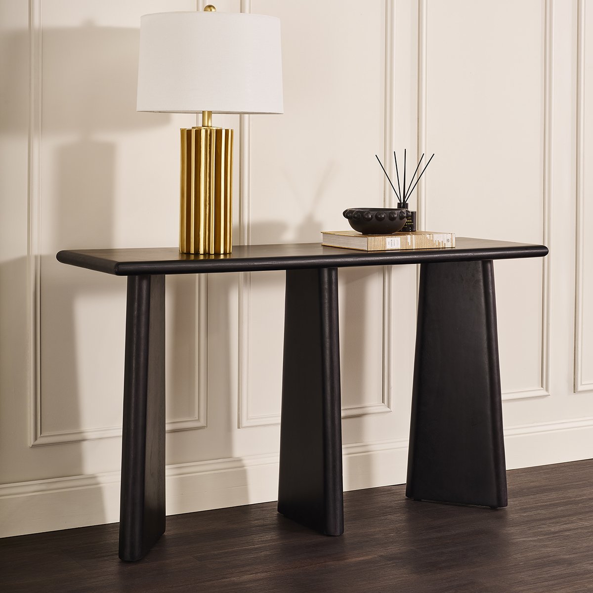Cassidy 130cm Console Table - Black