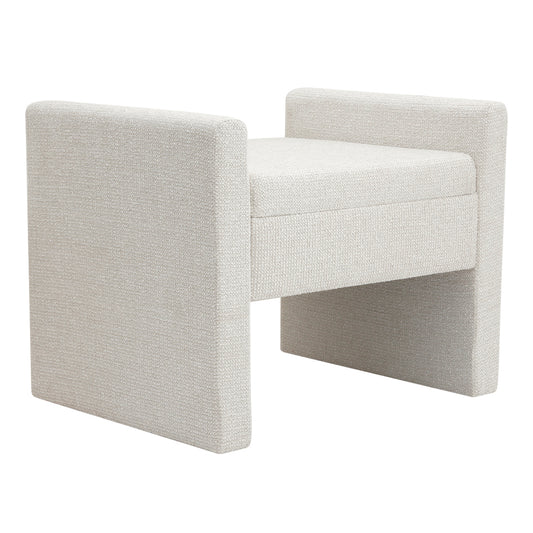 Brigitte Stool - Speckle Ecru