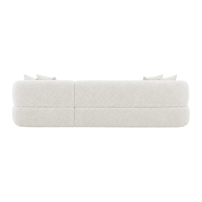 Greenwich Modular 3 Seater Sofa w Right Chaise - Off White