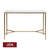 Chloe Stone Console Table - Large Antique Gold