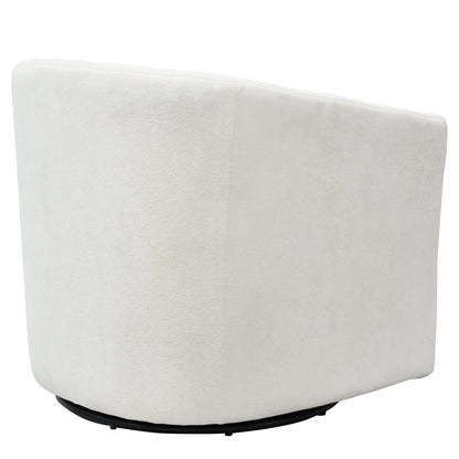 Cadman Swivel Arm Chair - Ivory