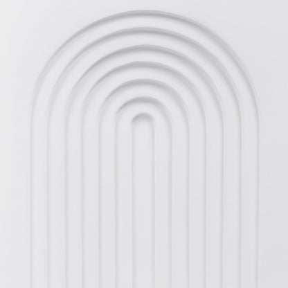 Arc Concrete Stool - White