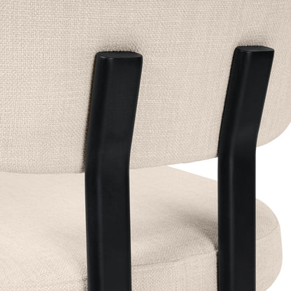 Stuart Dining Chair - Natural Chenille