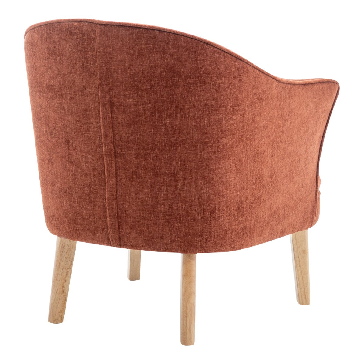 Elsa Arm Chair Chair - Terracotta Chenille