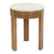 Oliver Marble Side Table - Small Oak.