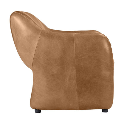 Clifton Arm Chair - Light Brown Leather