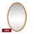 Esme Oval Wall Mirror - Gold Leaf