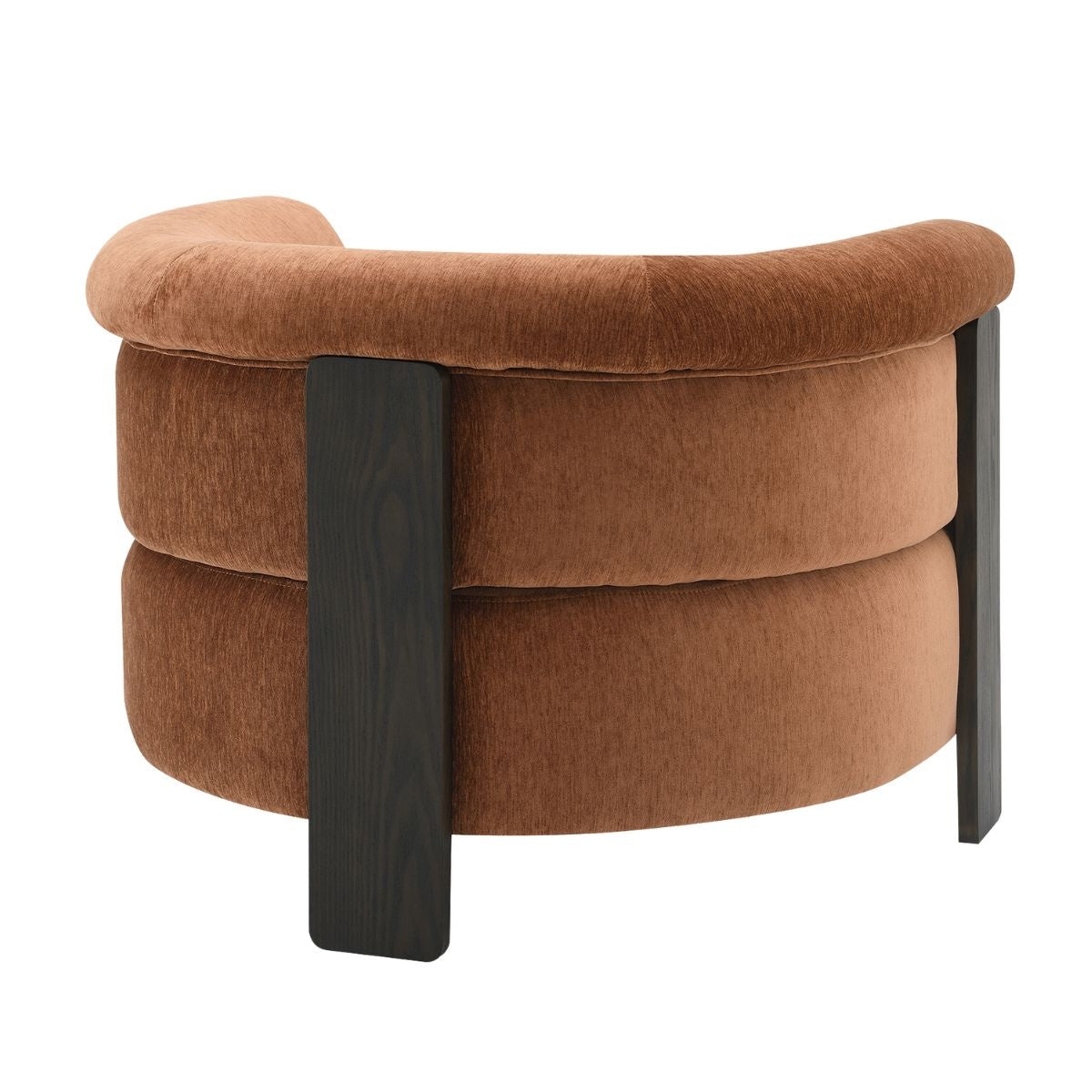 Arcadia Arm Chair - Rust Chenille