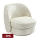 Aurora Swivel Chair - Natural Linen