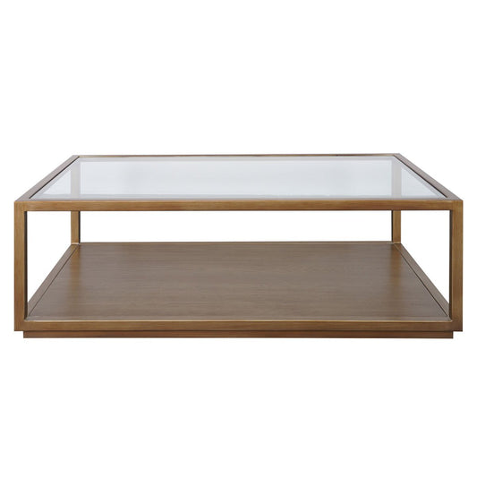 Sadie Rectangle Coffee Table - Antique Gold