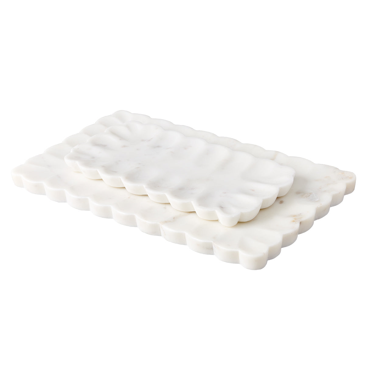 Stellar Rectangle Marble Tray - Large