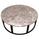 Bowie Marble Coffee Table - Large Grey