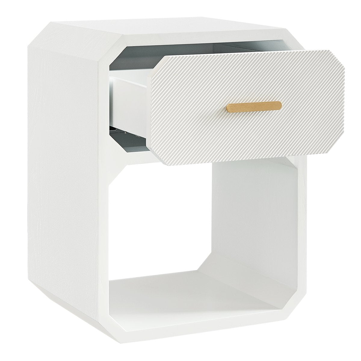 Anderson Bedside Table - Small White