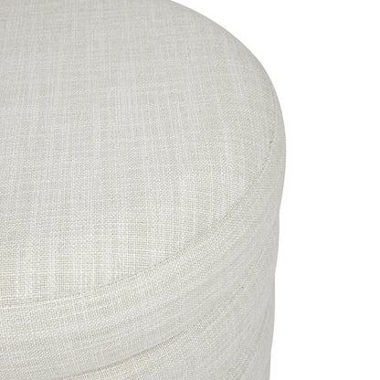 Demi Stool - Off White Linen