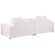 Midtown 4 Seater Sofa - White Linen