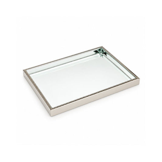 Zeta Mirror Tray - Large Antique Silver - OUTLET NSW