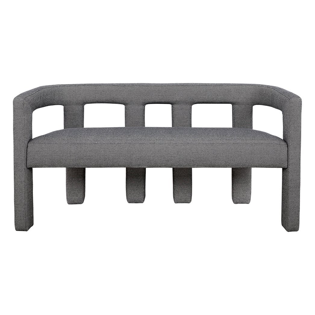 Lorenzo 2 Seater Sofa Bench - Granite