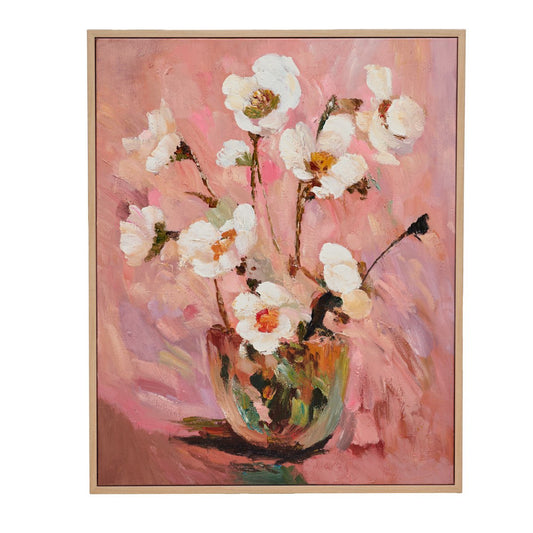 Faded Flora 80x100cm Canvas Painting