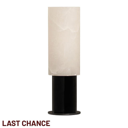 Samara Alabaster Table Lamp - Black
