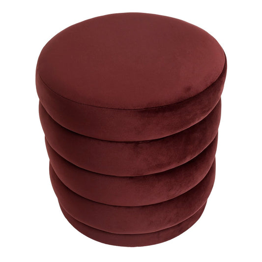 Demi Stool - Mulberry Velvet