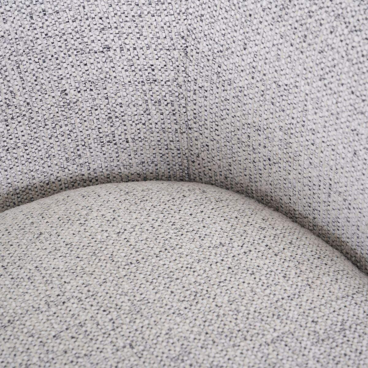 Bellevue Swivel Arm Chair - Salt & Pepper