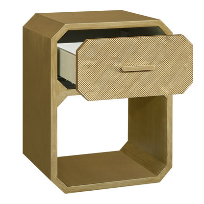 Anderson Bedside Table - Small Antique Gold
