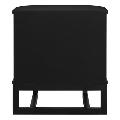 Theodore Bedside Table - Small Black