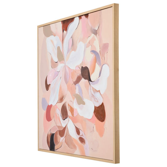 Wild Blush Series I  100x100cm Canvas Painting