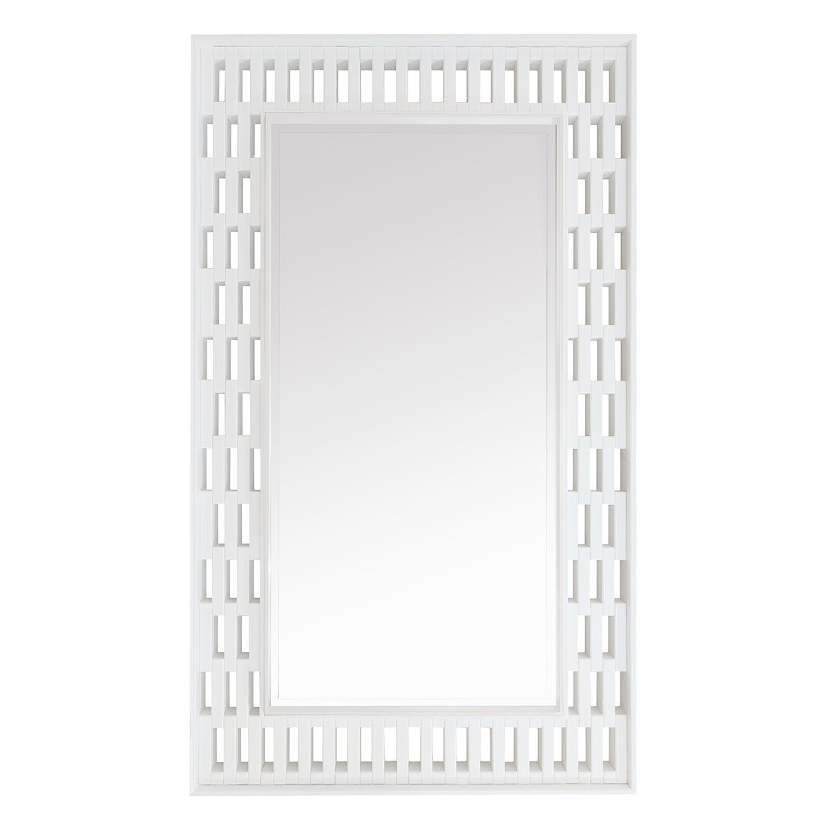 Appin Floor Mirror - White
