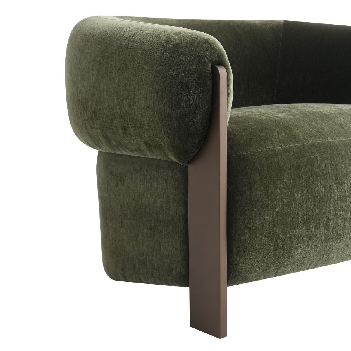 Napa Arm Chair - Moss Velvet