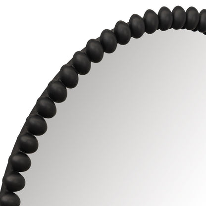 Esme 105x105cm Round Wall Mirror - Black