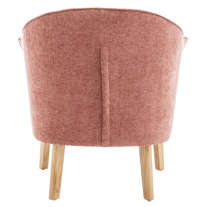 Elsa Arm Chair - Coral Chenille