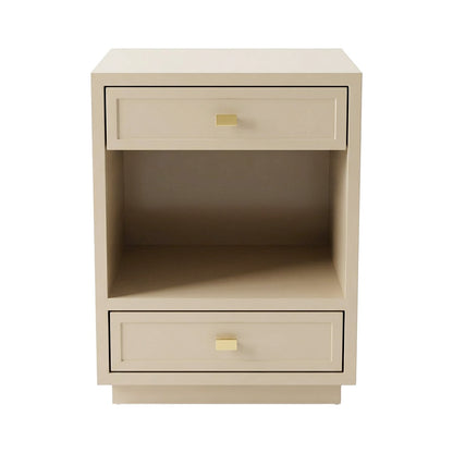 Logan Bedside Table - Small Beige – view 5