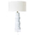 Mendoza Table Lamp - White w White Shade