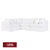 Birkshire Slip Cover Modular Sofa - White Linen Option 2