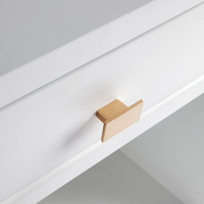 Logan Small White Bedside Table Range