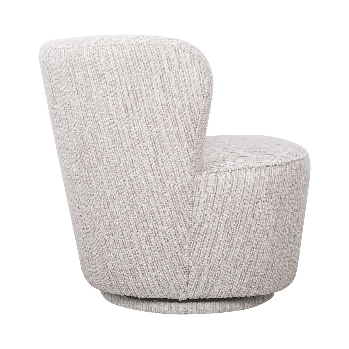 Alberta Swivel Chair - Ivory Weave