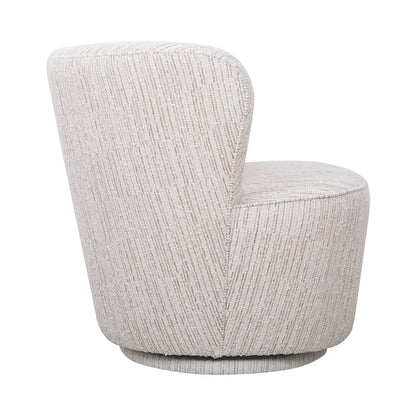 Alberta Swivel Chair - Ivory Weave
