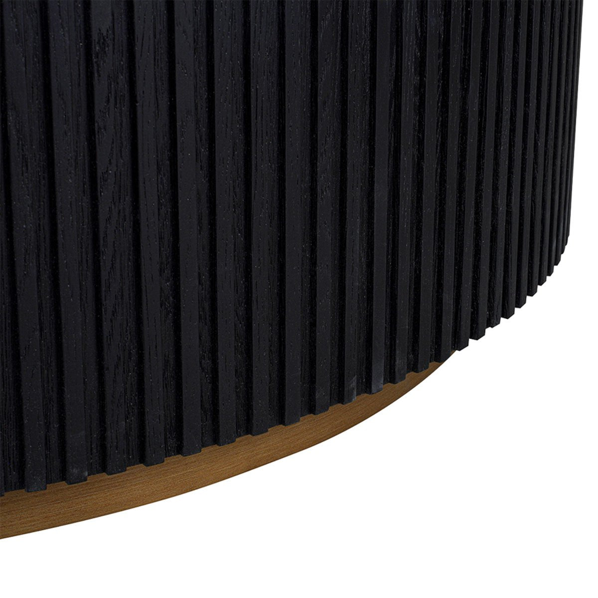 Mason Round Coffee Table - Large Black